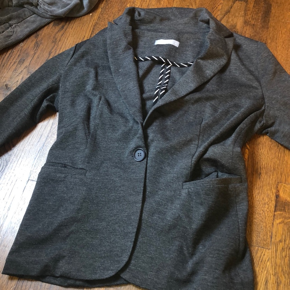 gray olivia moon blazer